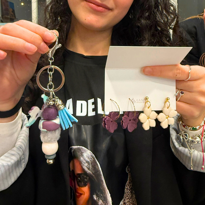 Taller de pendientes y llavero