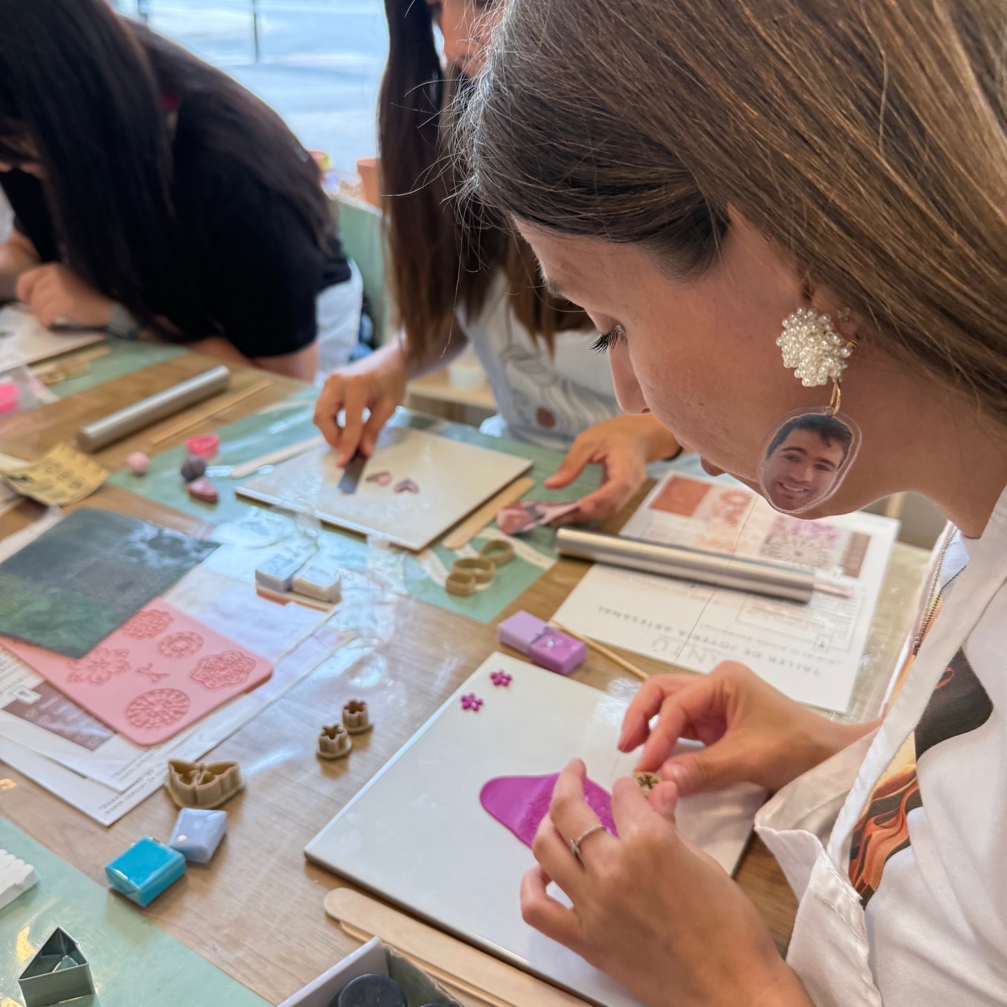 Taller de pendientes y llavero