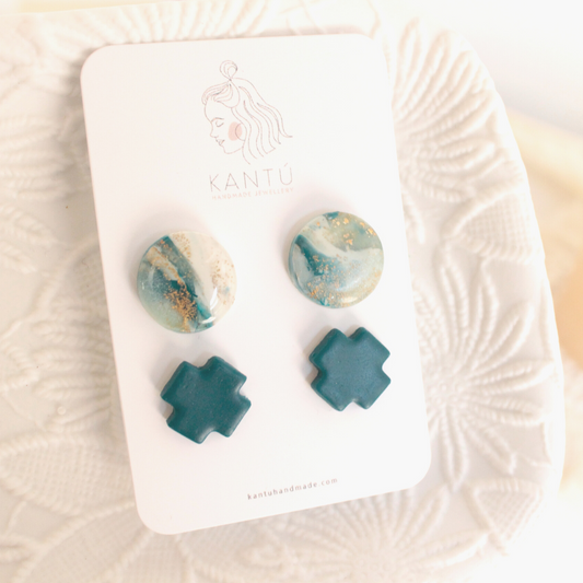 Pendientes Neptuno Stud Pack