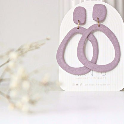 Pendientes Dolomita Maxi Unicolor
